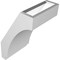 Ekena Millwork 5 1/2-in. W x 6-in. D x 10-in. H Imperial Architectural Grade PVC Knee Brace BRCP055X06X10IMP - alternate 4